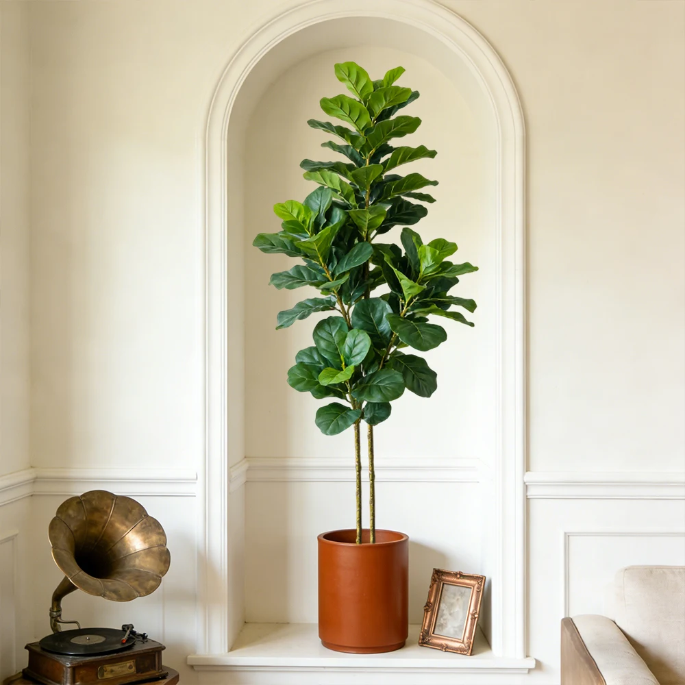 Árbol artificial de figo de 64 - Ficus Lyrata Tree reseña y precio